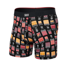 'Saxx Vibe Xtra Super Soft Boxer Brief - Top Shelf' in 'Black' colour