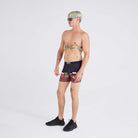 'Saxx Volt Breathable Mesh Boxer Brief - Top Shelf' in 'Black' colour