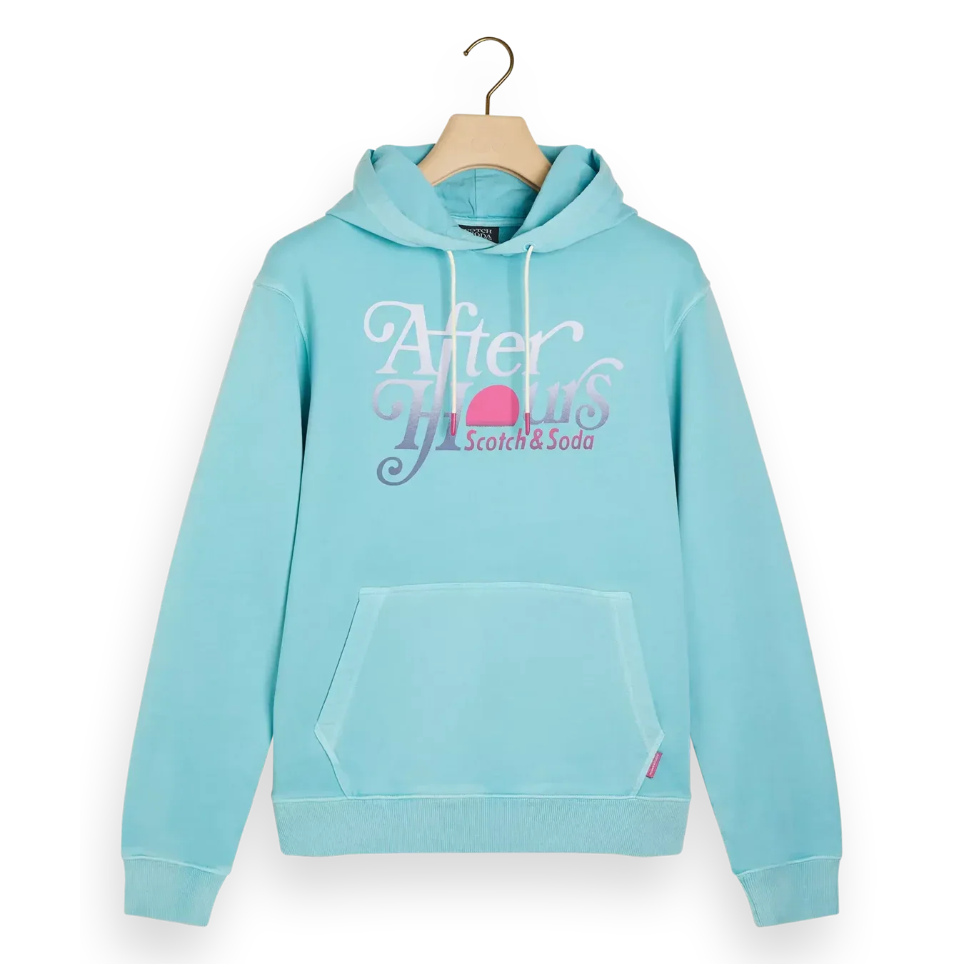 'Scotch & Soda After Hours Sunset Hoodie' in 'Topaz' colour