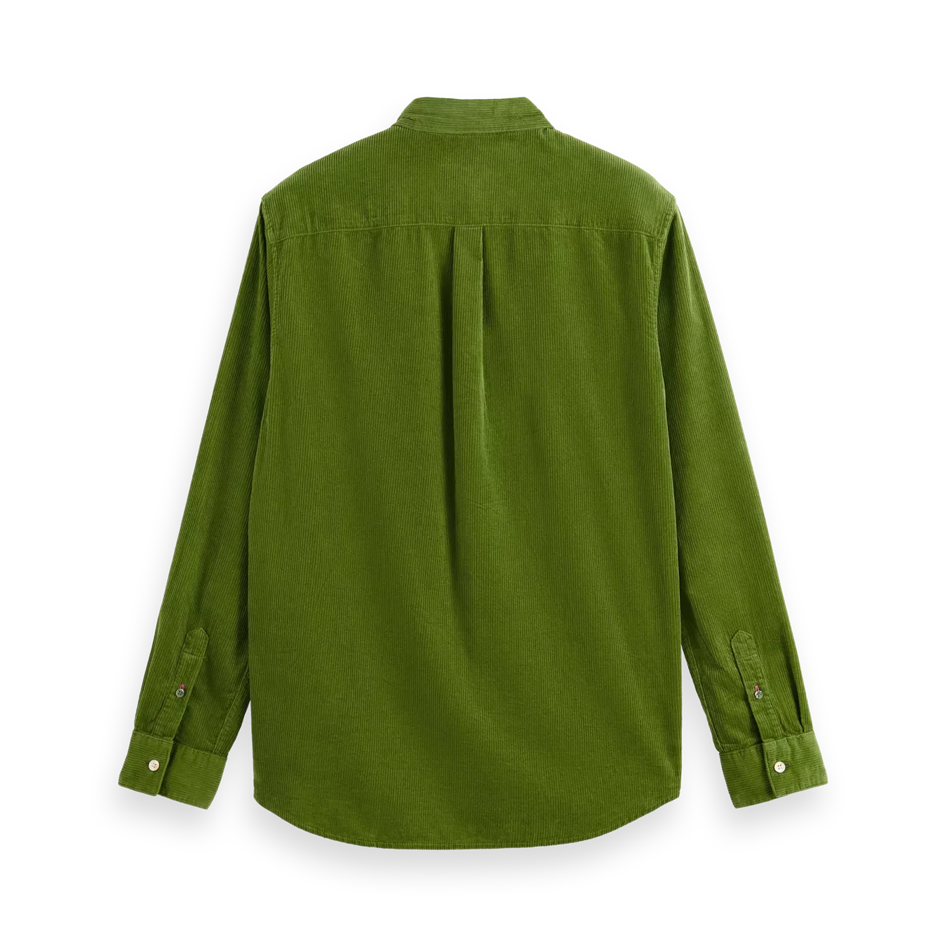 'Scotch & Soda Corduroy Button Up Shirt' in 'Mojito Green' colour