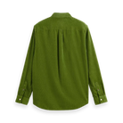 'Scotch & Soda Corduroy Button Up Shirt' in 'Mojito Green' colour