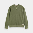 'Scotch & Soda Long Sleeve Dyed Shirt' in 'Army' colour