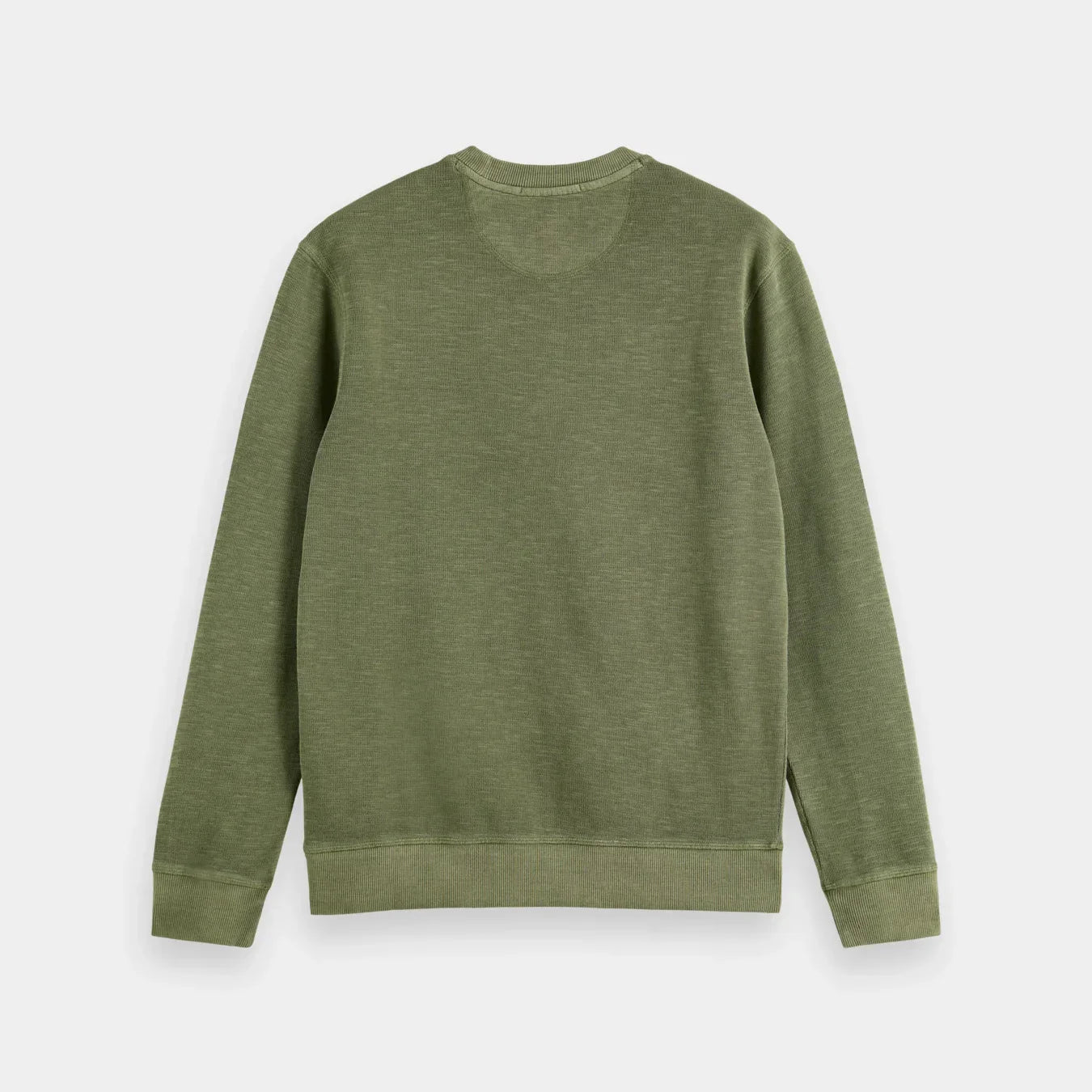 'Scotch & Soda Long Sleeve Dyed Shirt' in 'Army' colour