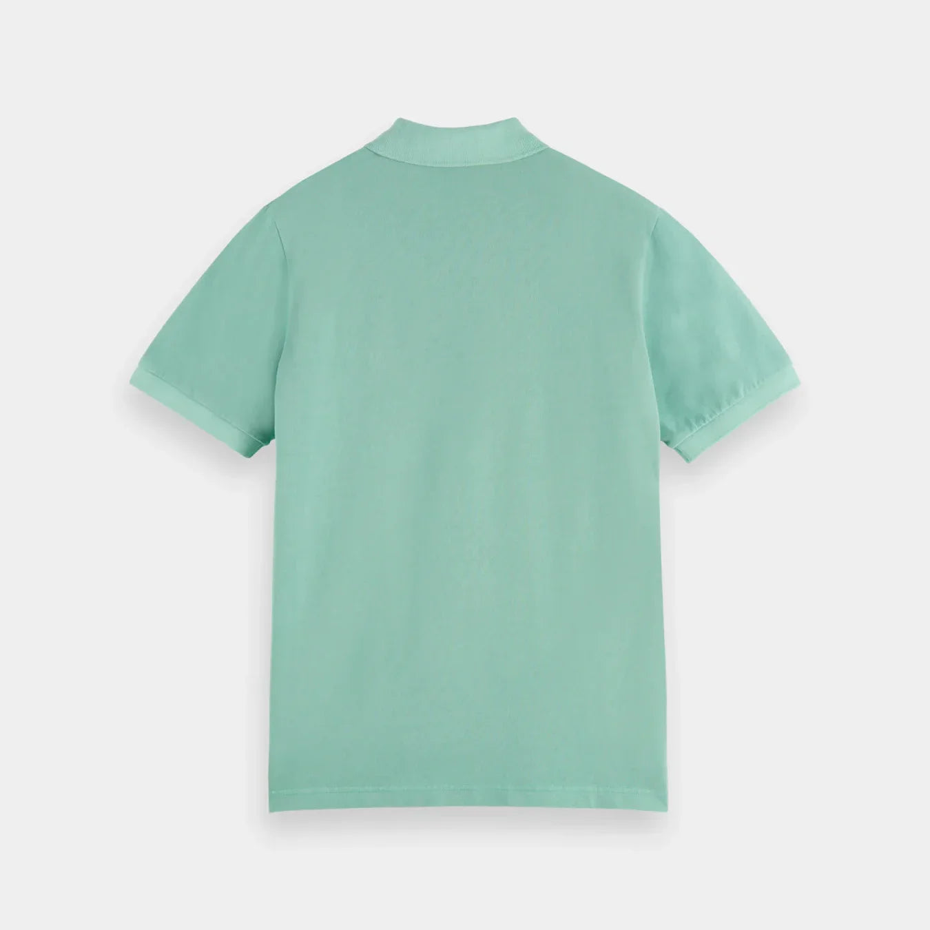 'Scotch & Soda Garment-Dyed Pique Polo Shirt' in 'Absinthe' colour