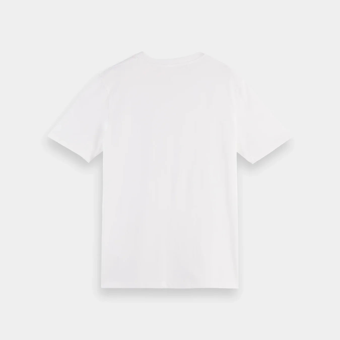 'Scotch & Soda Crewneck Jersey T-Shirt In Organic Cotton' in 'White' colour