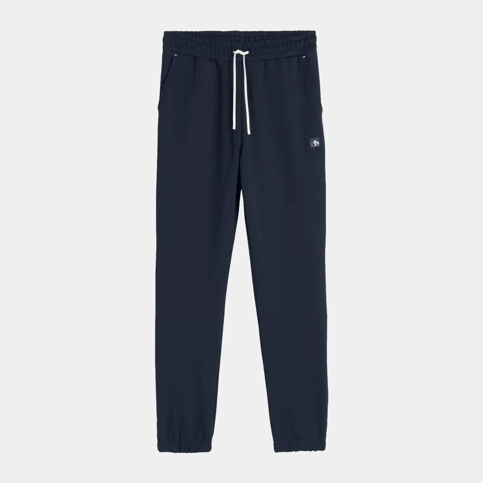 'Scotch & Soda 100% Organic Cotton Essential Logo Badge Sweat Pant' in 'Navy Night' colour