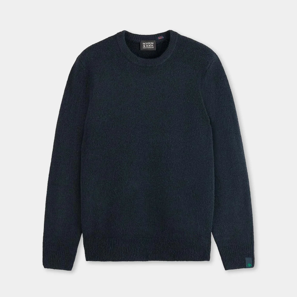 'Scotch & Soda Softy Knit Pullover Sweater' in 'Navy Night' colour