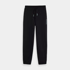 'Scotch & Soda Unisex Sweatpants In Organic Cotton' in 'Black' colour