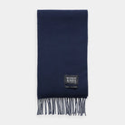 'Scotch & Soda Unisex 100% Virgin Wool Scarf' in 'Night Blue' colour