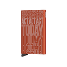'Secrid Cardprotector - Laser Act Today' in 'Orange' colour