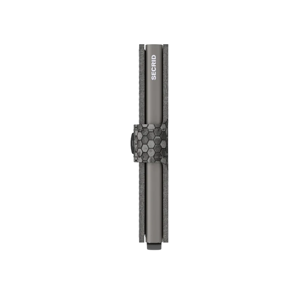 'Secrid Miniwallet - Hexagon' in 'Grey' colour