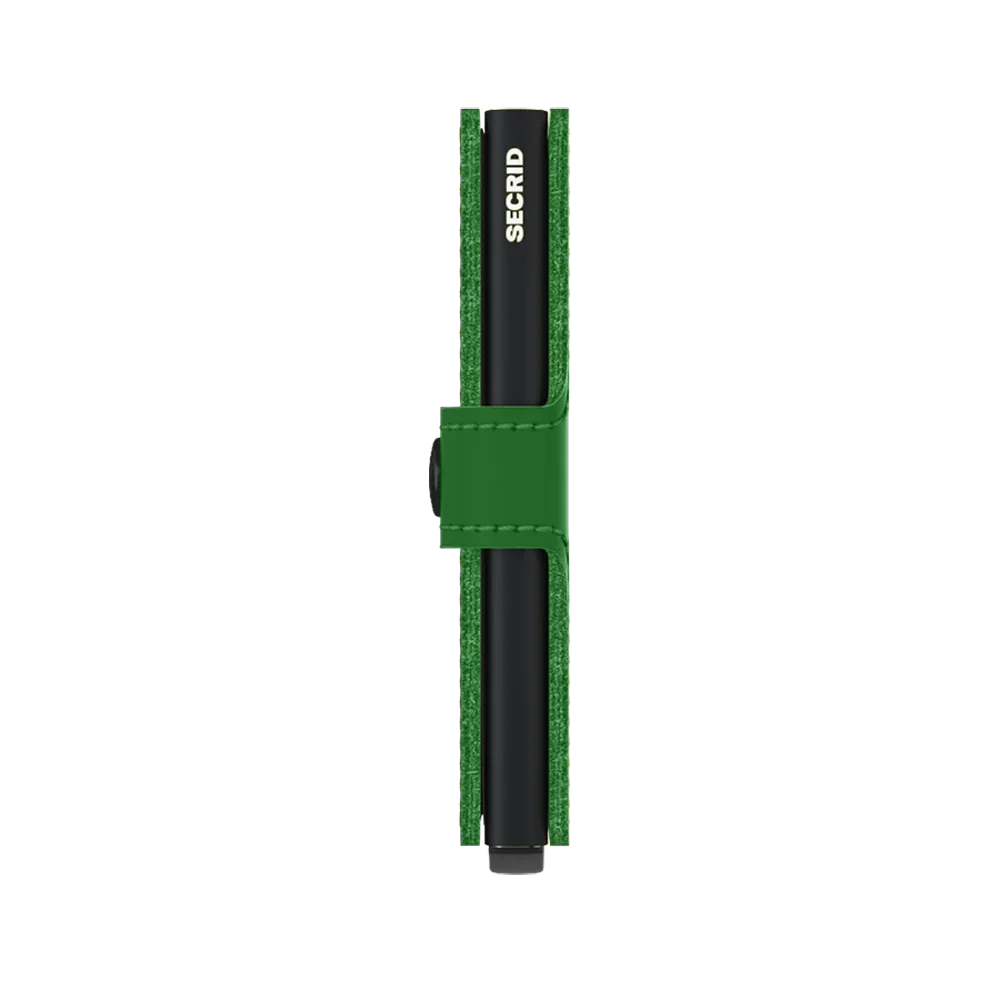 'Secrid Miniwallet - Matte' in 'Bright Green' colour
