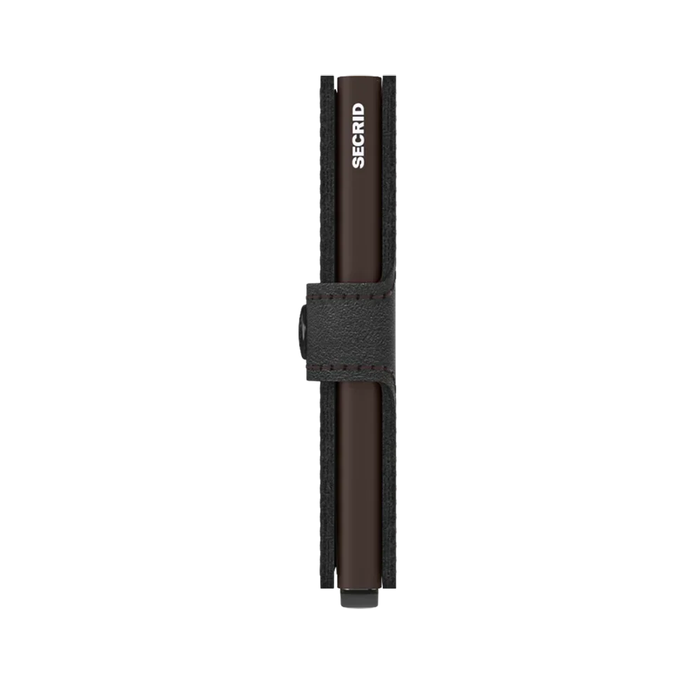 'Secrid Miniwallet - Original' in 'Black-Brown' colour