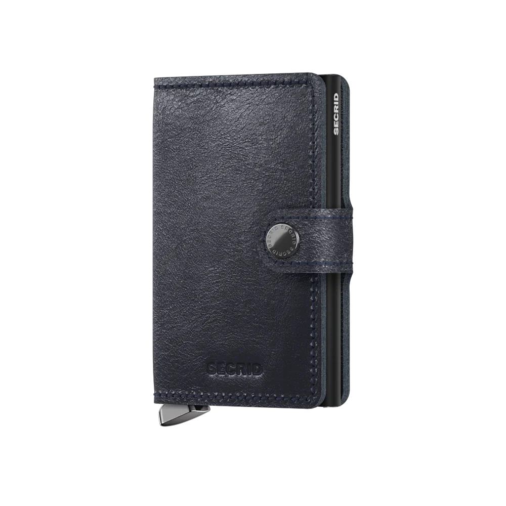 'Secrid Miniwallet - Premium Basco' in 'Navy' colour