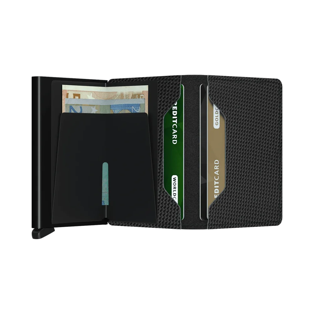 'Secrid Slimwallet - Carbon' in 'Black' colour