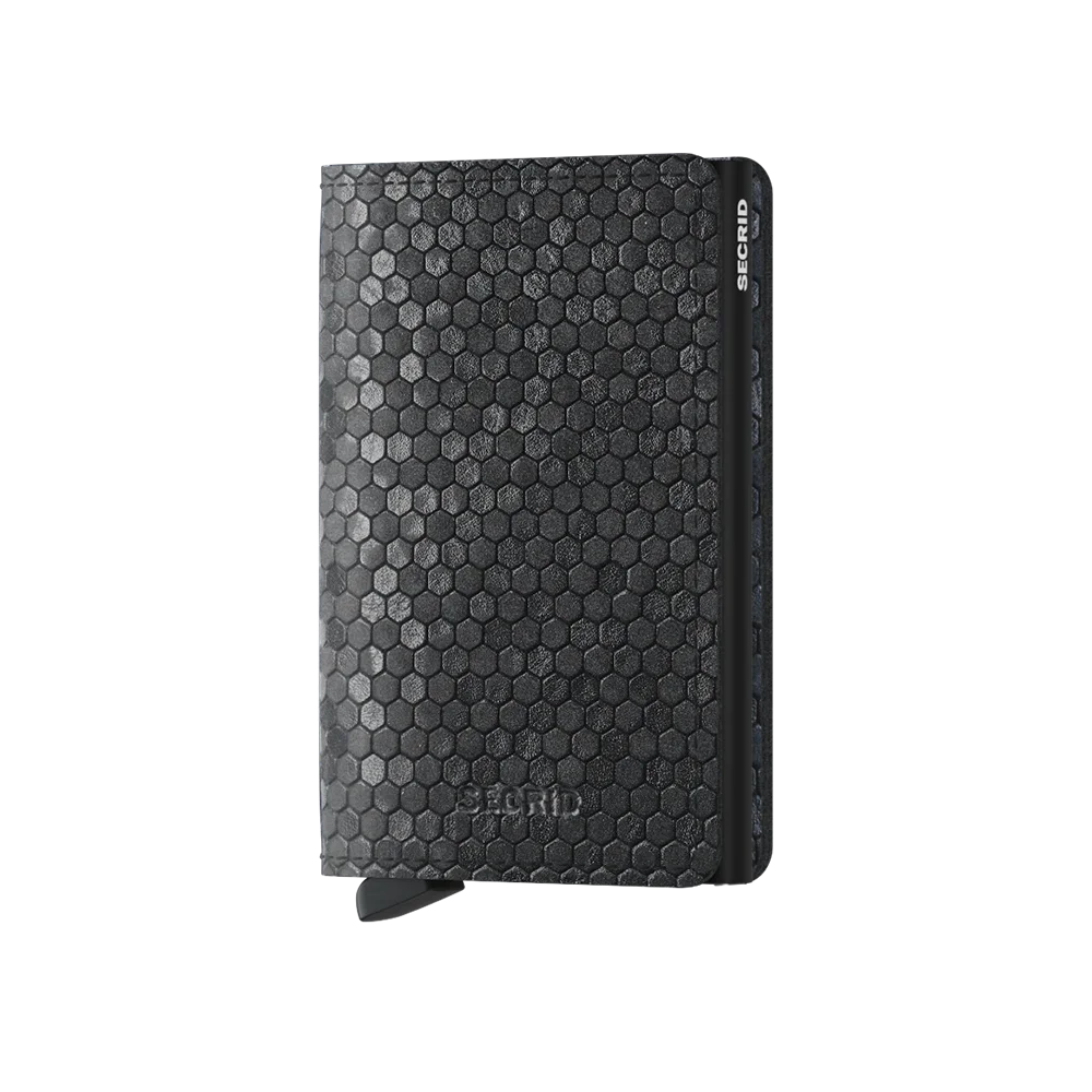 'Secrid Slimwallet - Hexagon' in 'Black' colour