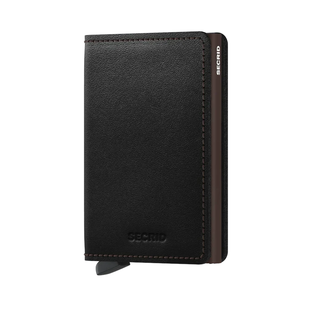 'Secrid Slimwallet - Original' in 'Black-Brown' colour