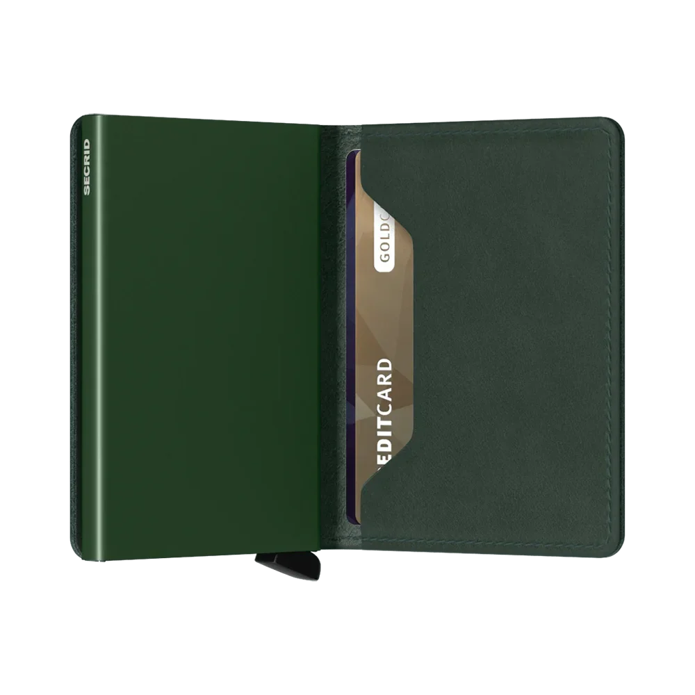 'Secrid Slimwallet - Original' in 'Green' colour