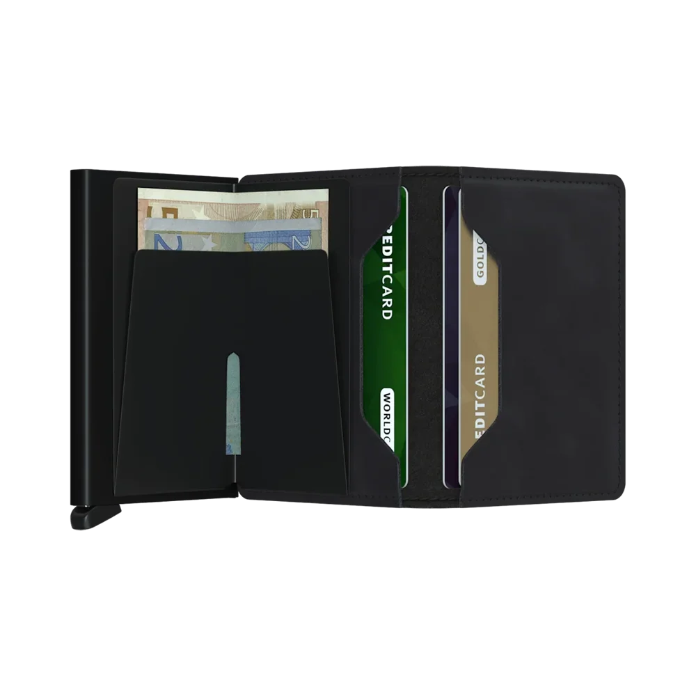 'Secrid Slimwallet - Vintage' in 'Black' colour