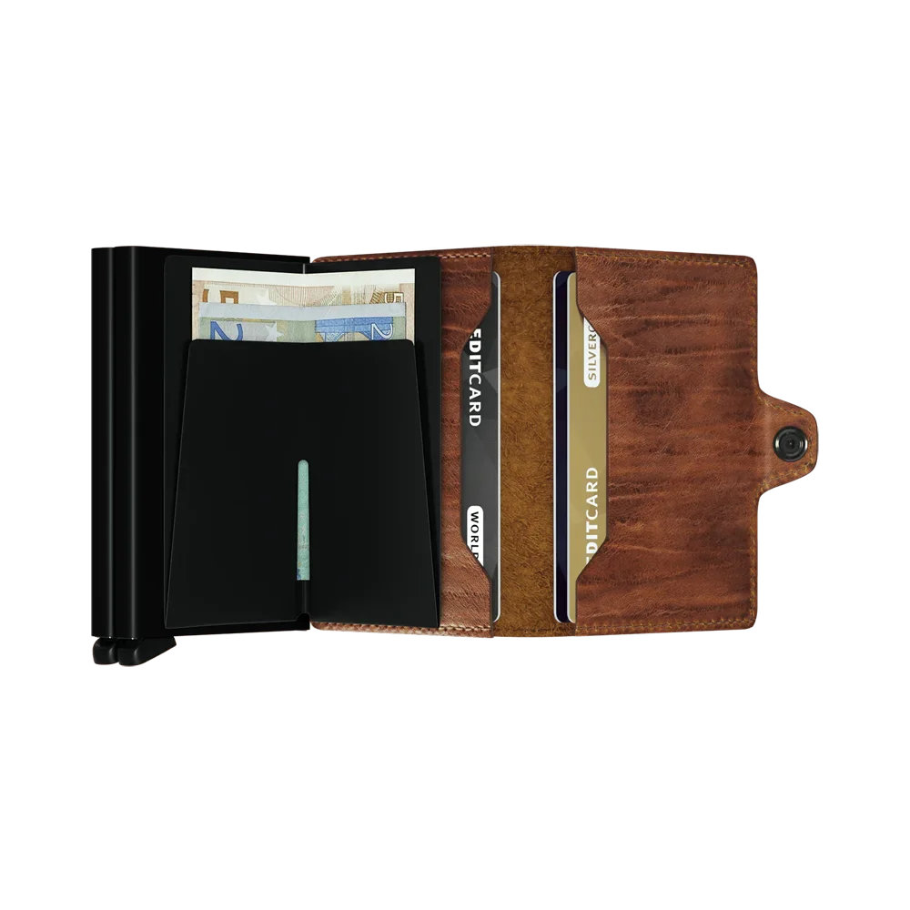 'Secrid Twinwallet - Dutch Martin' in 'Whiskey' colour