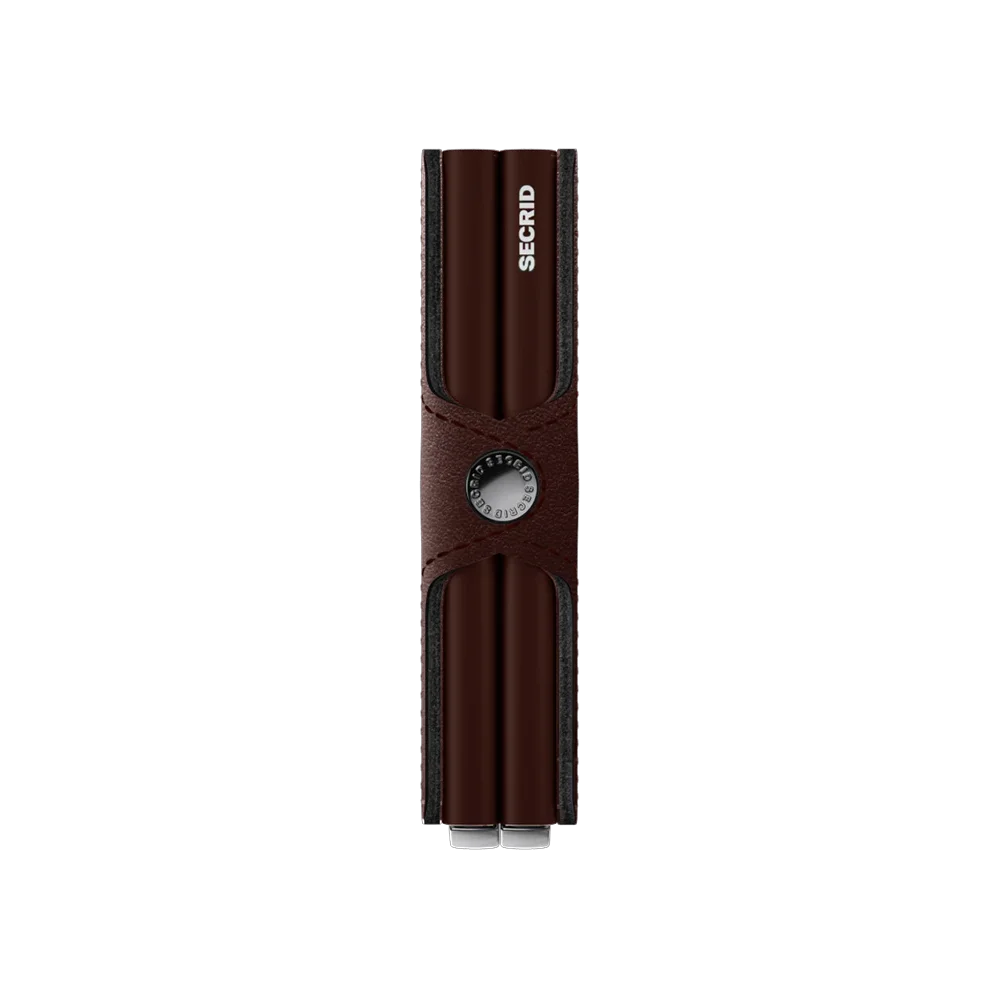 'Secrid Twinwallet - Premium Dusk' in 'Dark Brown' colour