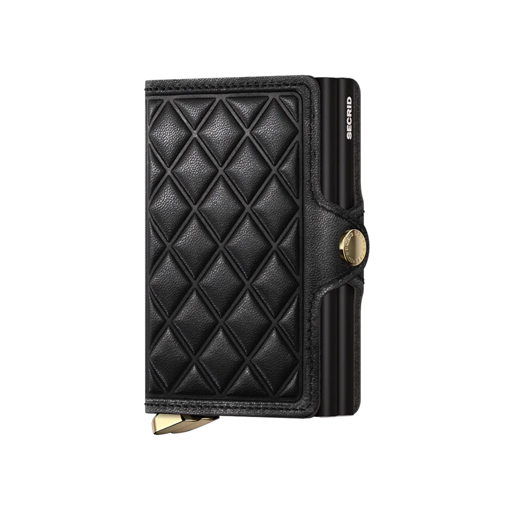 'Secrid Twinwallet - Premium Emboss Diamond' in 'Black' colour