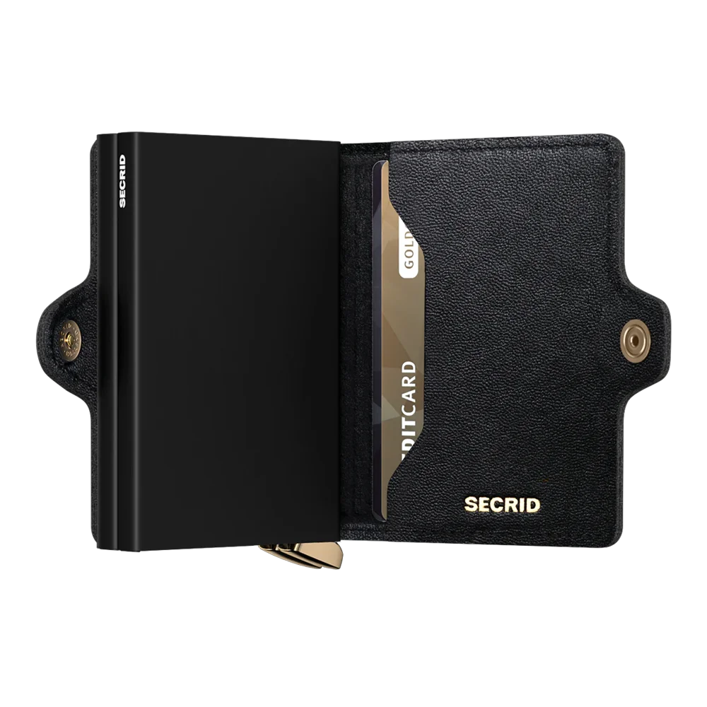 'Secrid Twinwallet - Premium Emboss Diamond' in 'Black' colour