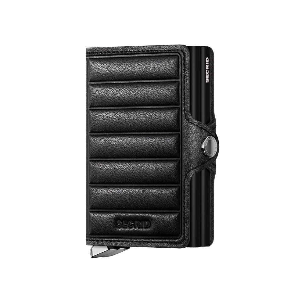 'Secrid Twinwallet - Premium Emboss Lines' in 'Black' colour