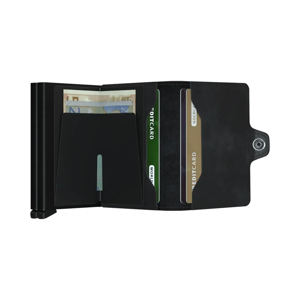 'Secrid Twinwallet - Vintage' in 'Black' colour