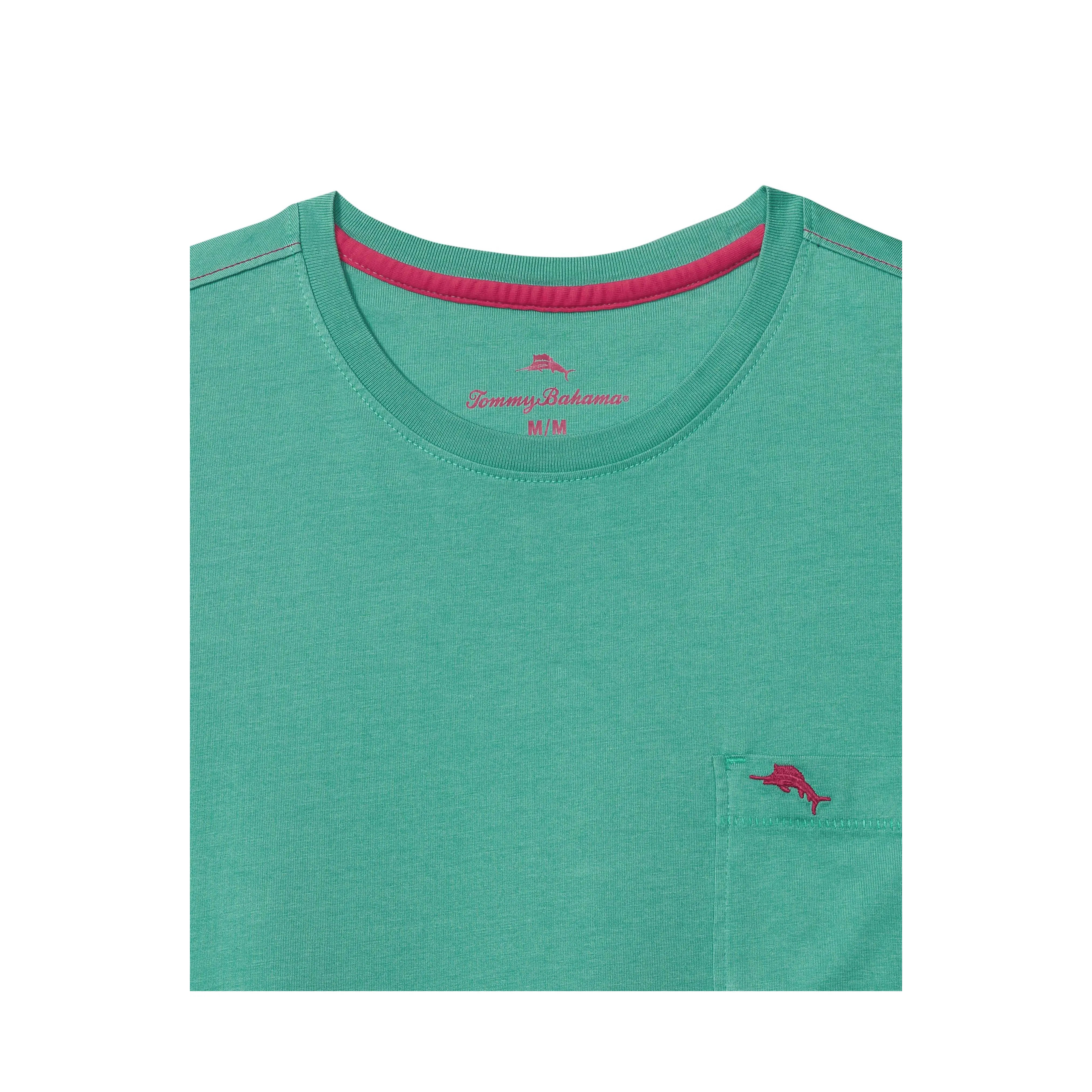 'Tommy Bahama Bali Skyline Tee' in 'Cabo Teal' colour