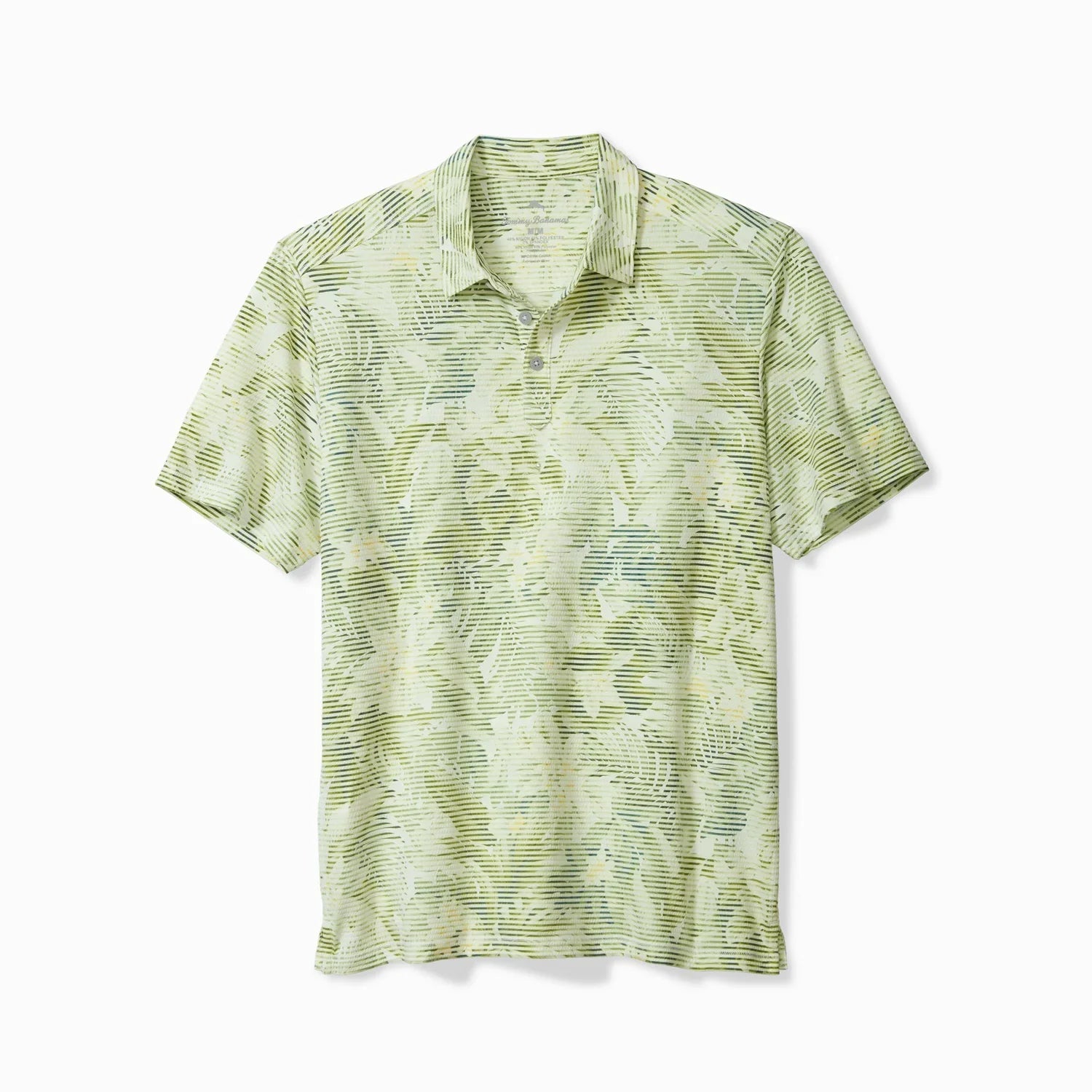 'Tommy Bahama Costa Wave Lush Lines IslandZone Polo' in 'Beach Grass' colour