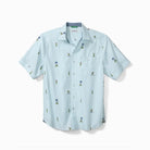 'Tommy Bahama Hula All Day Camp Shirt' in 'Turquoi' colour