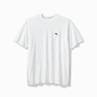'Tommy Bahama Later Gator Lux T-Shirt' in 'White' colour