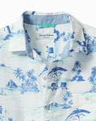 'Tommy Bahama Nova Wave Beach Days Short-Sleeve Shirt' in 'White' colour