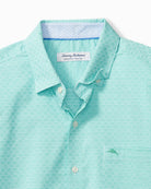 'Tommy Bahama Sarasota Stretch Ventura Isles IslandZone Stripe Shirt' in 'Kohala Teal' colour