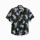 'Tommy Bahama Veracruz Cay Floating Blooms Short-Sleeve Shirt' in 'Black' colour