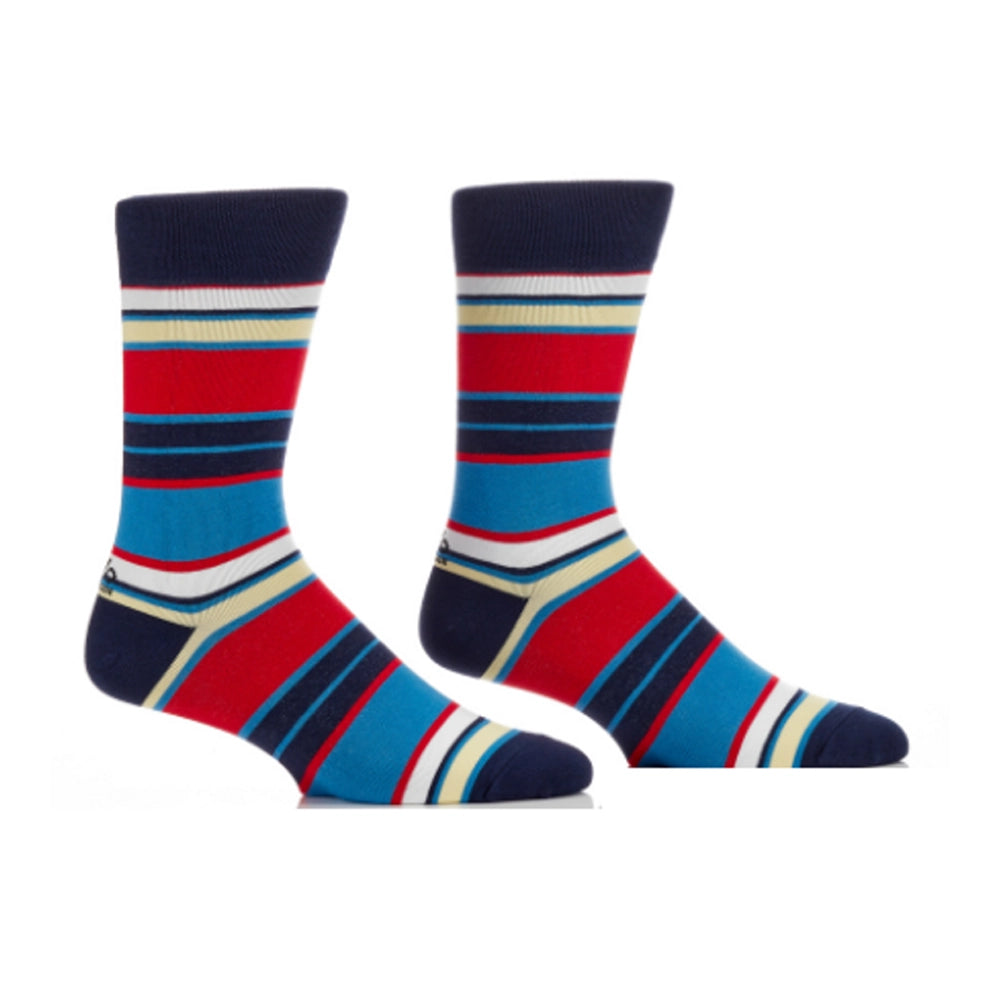 'Yo Sox 3-Pack Fathers Crew Socks' in 'Multi' colour