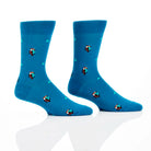 'Yo Sox Mini Tucan Crew Socks' in 'Blue' colour