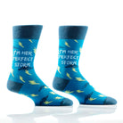 'Yo Sox Perfect Storm Crew Socks' in 'Blue' colour