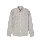 'Garcia Z1170 Linen Long Sleeve Button Up Shirt' in 'Sage Green' colour