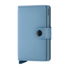 'Secrid Miniwallet - Yard Powder (Non-Leather)' in 'Sky Blue' colour