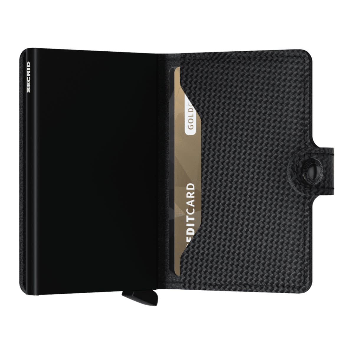 'Secrid Miniwallet - Carbon' in 'Black' colour