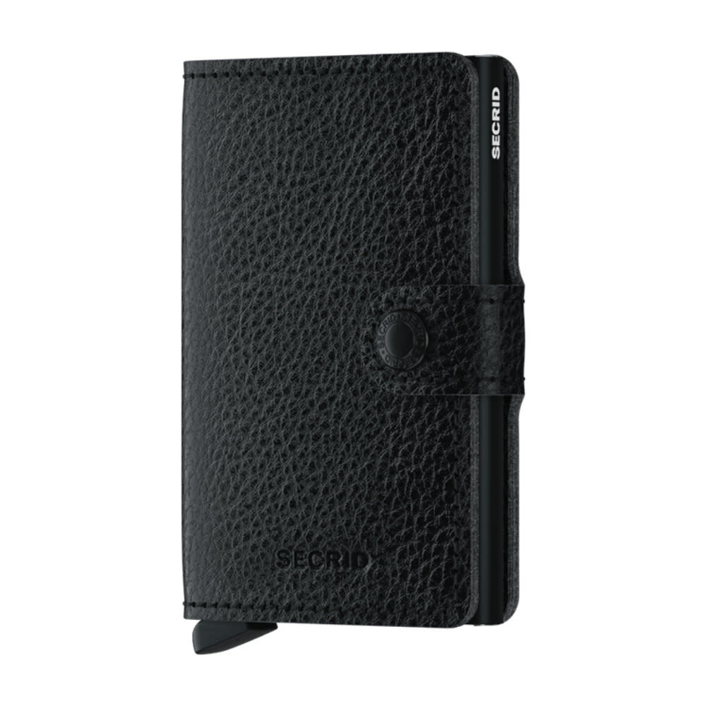 'Secrid Miniwallet - Veg' in 'Black-Black' colour