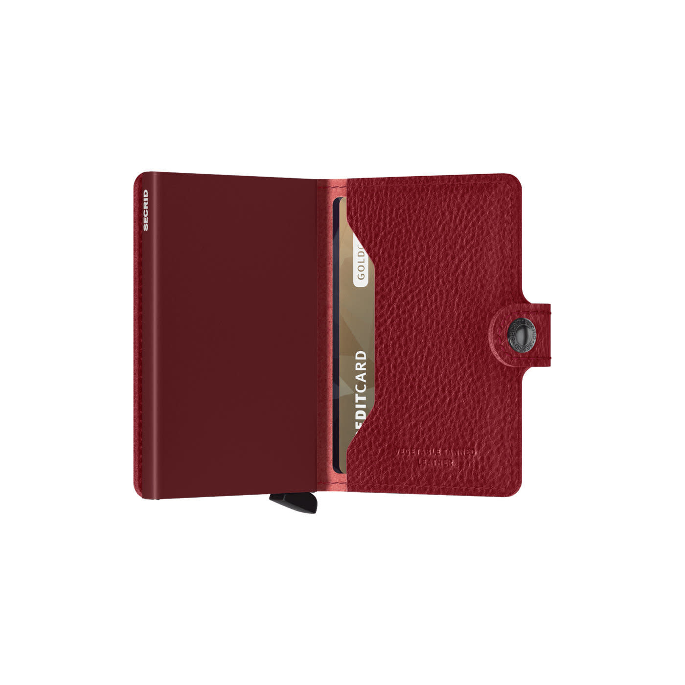 'Secrid Miniwallet - Veg' in 'Rosso-Bordeaux' colour