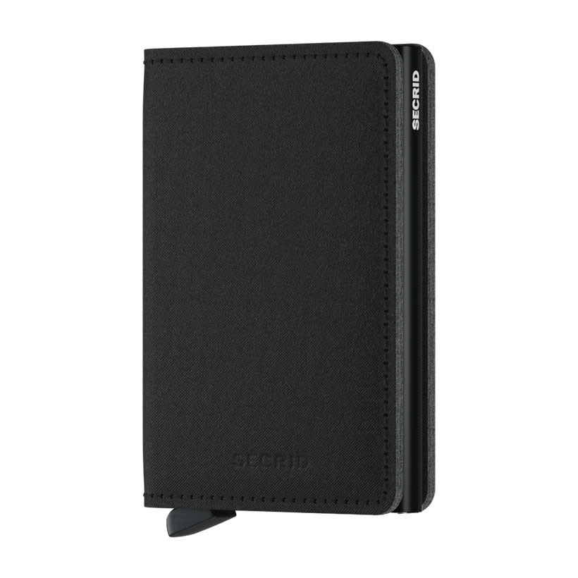 'Secrid Slimwallet - Yard (Non-Leather)' in 'Black' colour