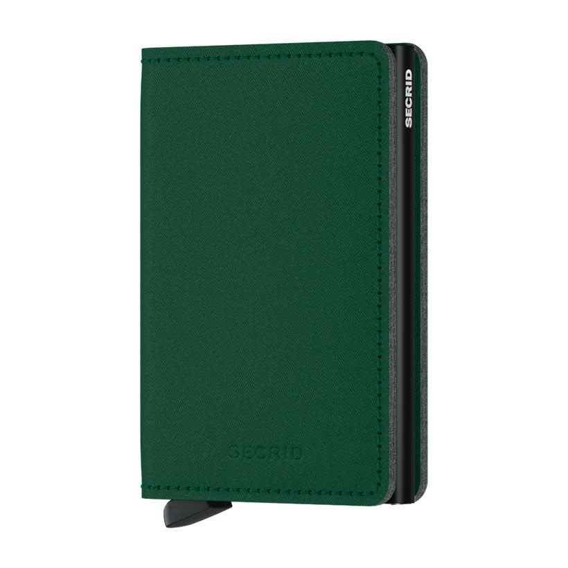 'Secrid Slimwallet - Yard (Non-Leather)' in 'Green' colour