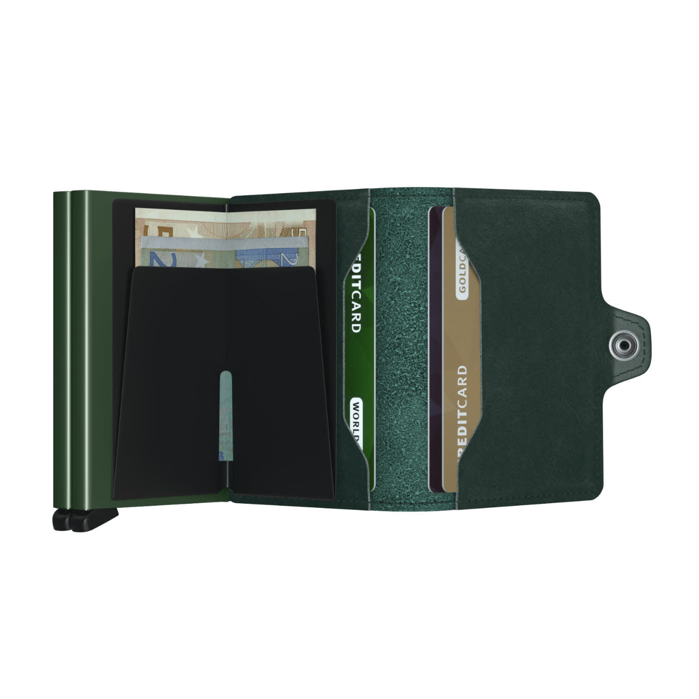 'Secrid Twinwallet - Original' in 'Green' colour