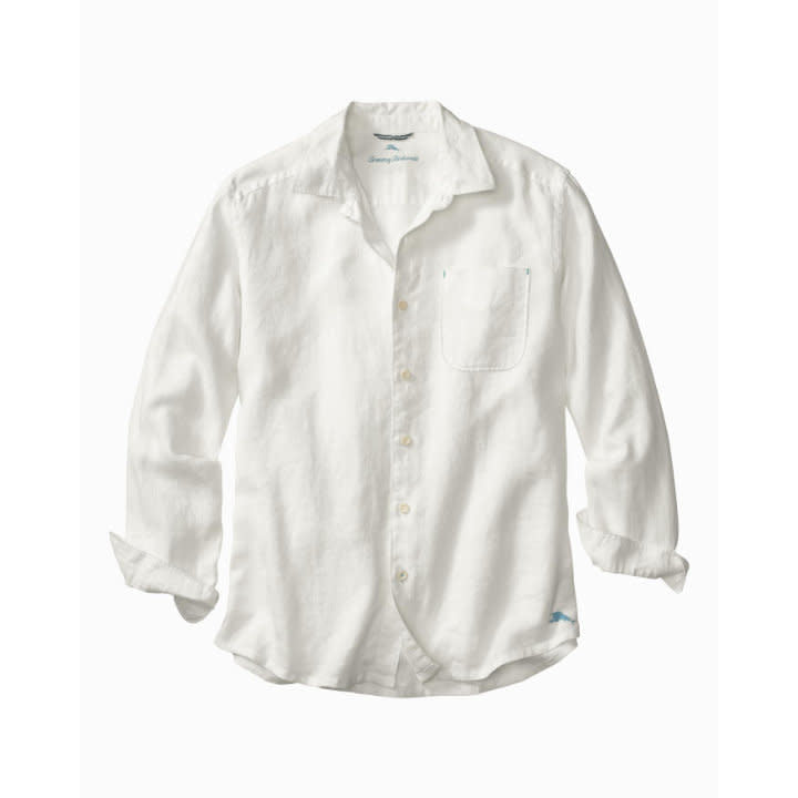 Tommy bahama sea glass breezer linen on sale shirt